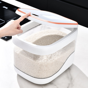 Rice <b>Storage</b> <b>Container</b> 10L Flip Top Sealed Moisture Proof For <b>Kitchen</b> Use - Product Image 3
