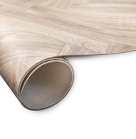 Rutschfeste Holzmuster-Teppiche Schwamm-Bodenbeläge Linoleum Parkett Vinyl PVC-Bodenbelag-Rolle für Turnhalle Kindergarten