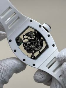 New High Quality Mechanical <b>Watch</b> with <b>Waterproof</b> Automatic Movement Eiffel Tower Design White Ceramic Case - Product Image 5