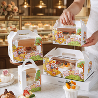Boîte d'emballage alimentaire personnalisée en papier kraft pour petites entreprises, boîtes en papier en stock pour aliments et impression personnalisée