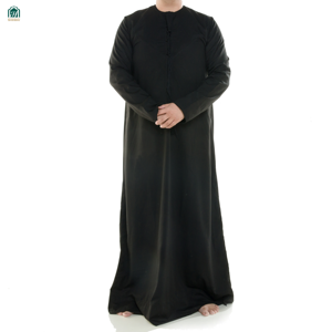 <span class=keywords><strong>Dishdasha</strong></span> à fermeture éclair pour femmes, accessoire musulman arabe, à manches, Thobe, Style kuthewa, Jubah, afah, Thobe - Product Image 1