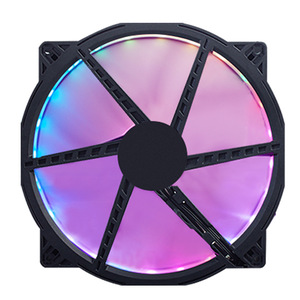 Ventilateur de refroidissement Huierde Core Dynamic 2020 20 cm ARGB à roulement hydrodynamique, haut débit d'air, silencieux pour châssis - Product Image 3