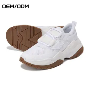 JIANER cina personalizzato marchio moda nero Casual comodo da corsa donna Unisex Sneakers robuste scarpe sportive da uomo