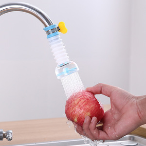 Filtro de agua para grifo de cocina con capa de carbón activado y cabezal de ducha giratorio telescópico para fregadero - Product Image 4