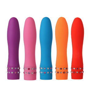 Heiße Massage Sex Mini Av Zauberstab Masturbation Vibrator Wiederauf ladbar Niedlich Kleiner leistungs starker Av Vibrator mit Diamant Dildos Zauberstab - Product Image 1