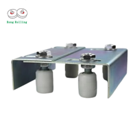 Quincaillerie pour portail coulissant Rouleau de guidage supérieur en nylon durable avec support robuste