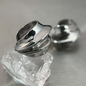 Boucles d'oreilles manchette larges irrégulières VAF Boucles d'oreilles manchette en acier inoxydable exagéré de style froid sans <span class=keywords><strong>piercing</strong></span> d'<span class=keywords><strong>oreille</strong></span> - Product Image 5