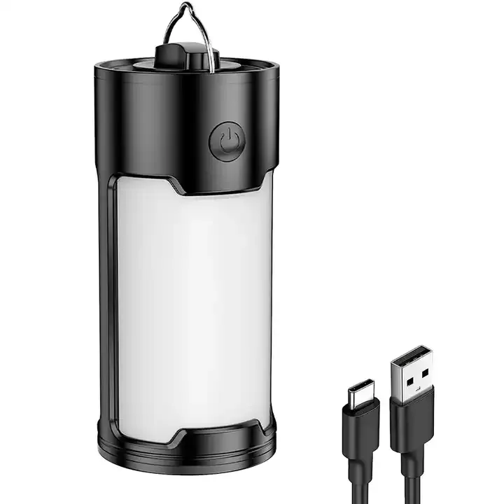 USB có thể sạc lại dẫn cắm trại ánh sáng đèn lồng đi bộ đường dài Lều Đèn Ngoài Trời khẩn cấp ánh sáng