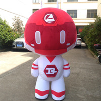 Costume de mascotte adulte réaliste, robot géant à LED pour spectacle, hauteur 2,8 m, certifié CE, tissu doux, 1 pièce MOQ, personnalisable