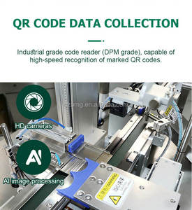 Machine de marquage laser à fibre 50W pour codes QR, à alimentation automatique, avec inspection frontale des pièces métalliques, multifonctionnelle IA, marque BMG, usine de Guangzhou - Product Image 4