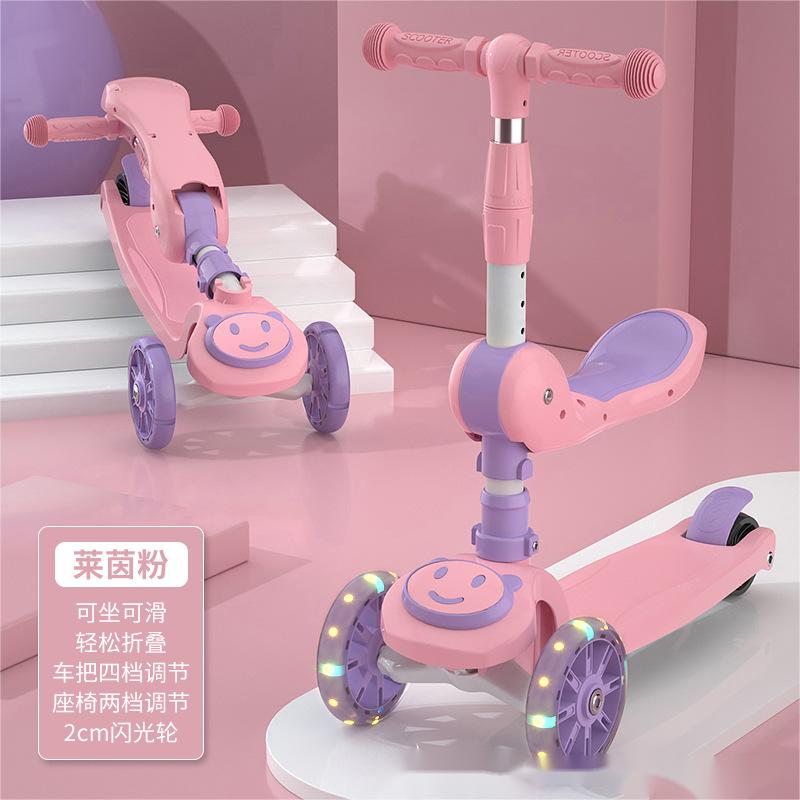 Rueda + asiento Pink Flash