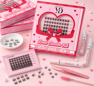 <span class=keywords><strong>Kit</strong></span> de <span class=keywords><strong>cils</strong></span> en bouquets DIY personnalisables en gros avec miroir, étiquette privée, extensions de <span class=keywords><strong>cils</strong></span> pré-coupées en segments - Product Image 3