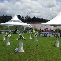 Tente de camping la plus grande au monde, en aluminium et PVC, tente de réception de mariage