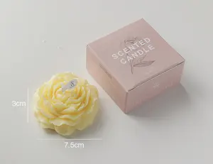 Jinmai giá rẻ nến thơm trang trí nhà đám cưới sang trọng nến hoa mẫu đơn sáp đậu nành cho nến