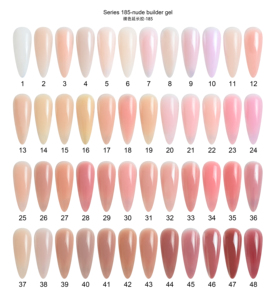 Gel de construction pour ongles Ellis de haute qualité, crémeux, effet aimant, 1 kg, Botter Monet's Garden, paillettes scintillantes, 30 couleurs, gel UV dur - Product Image 2