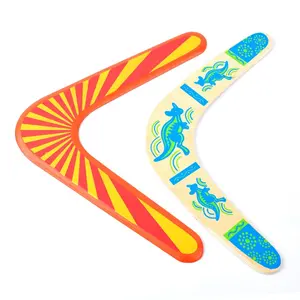 Bán chạy nhất trẻ em bằng gỗ phim hoạt hình boomerang trở lại Boomerang Boomerang đồ chơi thể thao ngoài trời