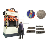 Presse à poinçonner hydraulique à quatre colonnes et trois poutres, commande CNC servo PLC, machine à poinçonner les pièces d'or, d'argent et de cuivre, haute performance
