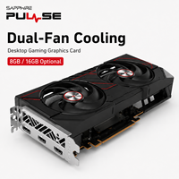 Sapphire Radeon RX 9060 XT 8GB 16GB GDDR6 New Pulse Edition Gaming Dual Fan PCI Express 4.0 Desktop GPU PC for