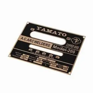 Profesional personalizado oro aluminio latón impresión grabado marca Logo Metal placa de identificación para camiseta bolsa zapatos coches