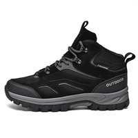 Chaussures de randonnée d'extérieur antidérapantes à semelle épaisse de haute qualité, chaussures de randonnée confortables grandes tailles, vente directe d'usine et vente en gros