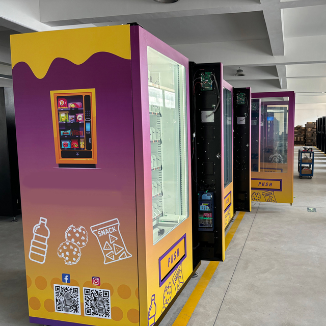 A User Friendly Snack and  Drink Vending  Machine Suitable for Any Locations