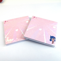 Blocs-notes autocollants de différentes tailles, blocs-notes autocollants lignés colorés pour le bureau, les fournitures scolaires, les accessoires de bureau