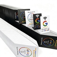 Expositor de PVC con Logotipo Personalizado de Alta Calidad para Reseñas de Google, con NFC, para Cafeterías, Tiendas, Hoteles y Recepciones