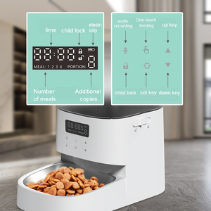 CITICITY Comedero Portátil de Lujo 2 en 1 para Perros, de Acero Inoxidable, con Temporizador Automático, Diseño de Botella para Pájaros/Gatos, Carga Eléctrica - Product Image 5