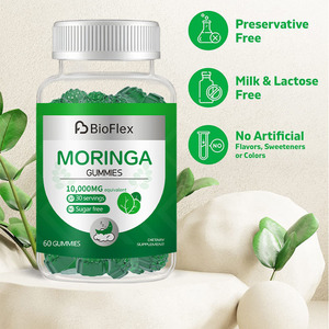 Integratore in Gommose Super Greens al Moringa Naturale Vegano Senza Zucchero al Latte 10000mg Gusto Personalizzato Vendita all'Ingrosso Produttore Cinese - Product Image 2