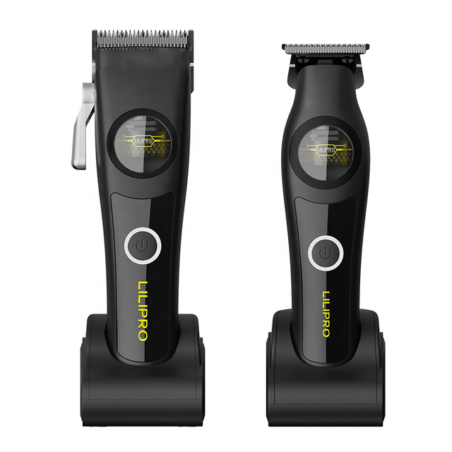 LILIPRO Professional Outer Rotor Brushless Motor Fade Blade Hair Clipper Set High Speed Hair Trimmer & Clipper Barber Combo