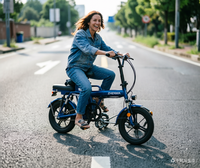 Bicicleta Eléctrica Plegable H10 de Litio, Estilo Clásico con Diseño Innovador, Disfruta de Cada Paseo