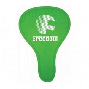 Polyester Foldable Hand Fan <b>Folding</b> Pocket Fan With Customized Logo - Product Image 5