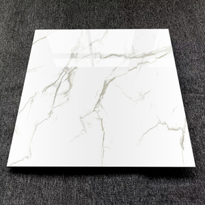 Azulejos de Cerámica para <span class=keywords><strong>Piso</strong></span> de Baño Moderno, Acabado Pulido Glaseado, Porcelana de Cuerpo <span class=keywords><strong>Completo</strong></span>, 600x600 - Product Image 5