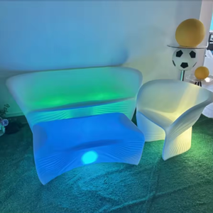 Tùy chỉnh rotomolded PE <span class=keywords><strong>Led</strong></span> Bar Phân chiếu sáng thương mại Nhà hàng đồ nội thất RGB màu sắc thay đổi chống trượt - Product Image 3