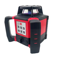 Niveau laser rotatif industriel 3D à double axe à nivellement automatique Lumière verte à longue portée et lumière Rad chaude avec caractéristiques de pente