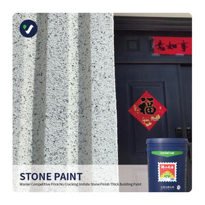 <span class=keywords><strong>Pintura</strong></span> de pared exterior de nuevo diseño Vanlei, <span class=keywords><strong>piedra</strong></span> de imitación natural en aplicación de pulverización de revestimiento acrílico líquido - Product Image 5