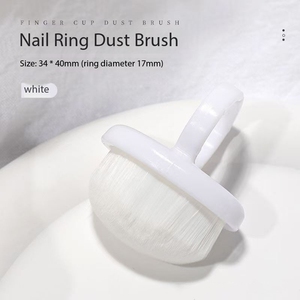 Brosses de nettoyage d'ongles multifonctionnelles en acrylique et nylon, nouveau design, pour la poussière des ongles, en poils de Kolinsky, outil de maquillage doux - Product Image 6