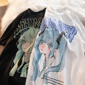 Fairy Japanse Anime Vrouwen T-shirt Zomer Korte Mouw T-shirt Harajuku Kawaii Streetwear Mode Vrouw Blouses 2022 Kleding Top