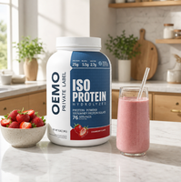 Poudre de protéines de lactosérum pour la nutrition sportive des adultes, pour la croissance musculaire, avec 20-29 g de protéines par portion