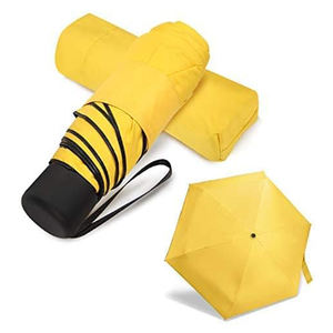 YUBO Manual mano abierta 19 pulgadas 6 costillas <span class=keywords><strong>Domingo</strong></span> mini cápsula en forma de 5 paraguas plegable - Product Image 3