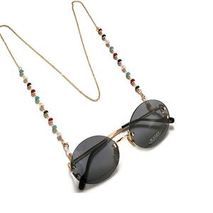 Diseño de moda Anti deslustre dorado impermeable collar <span class=keywords><strong>gafas</strong></span> de lectura cadenas de <span class=keywords><strong>gafas</strong></span> máscara de Metal cubierta de cara <span class=keywords><strong>Cadena</strong></span> de <span class=keywords><strong>gafas</strong></span> - Product Image 5