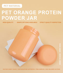 Botella de PET de 750 ml, Grado Alimenticio, Color Naranja, para Proteína en Polvo, Píldoras, Cápsulas y Vitaminas, Personalizable en Color y Acabado - Product Image 6