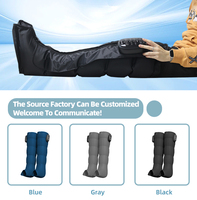 2026 Neue Vibrierende Luftkompressionsstiefel mit 60-220mmHg Druck & 3000mAh Akku für Fuß- und Beinmassage Muskelregenerationstherapie