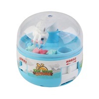 Jouet dinosaure 4 couleurs mélangées, petit jouet en capsule portable, machine à attraper des dinosaures, mini jouets surprise avec boîte d'affichage