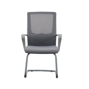 grey plastic mesh back office chair commercial meeting chair