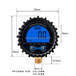 Hiển thị kỹ thuật số áp suất lốp Lạm Phát màn hình với màn hình lớn không khí chính xác đo lường trung bình đồng - Product Image 2