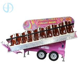 Offre Spéciale Usine Carnaval Jeu Remorque Monté Portable Mini Miami Parc D'attractions Manèges Crazy Wave Amusement Ride à Vendre - Product Image 3