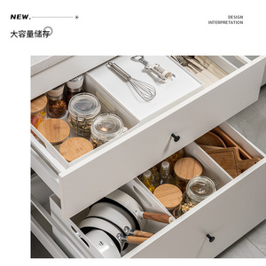 Cajas de Almacenamiento Rectangulares de Color Sólido, Organizador de Cajones para Cocina, Escritorio, Dormitorio y Uso Doméstico - Product Image 2