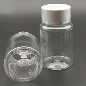 80Ml Pet <span class=keywords><strong>Plastic</strong></span> Fles Geneeskunde Drug Container Transparante Medische Pil Fles Met Aluminium Fles Deksel - Product Image 6