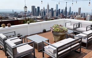 Vente chaude imperméable et crème solaire en acier inoxydable terrasse jardin hôtel chambre ensoleillée canapé d'extérieur - Product Image 5